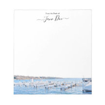 Lago Ginebra Wisconsin Notepad