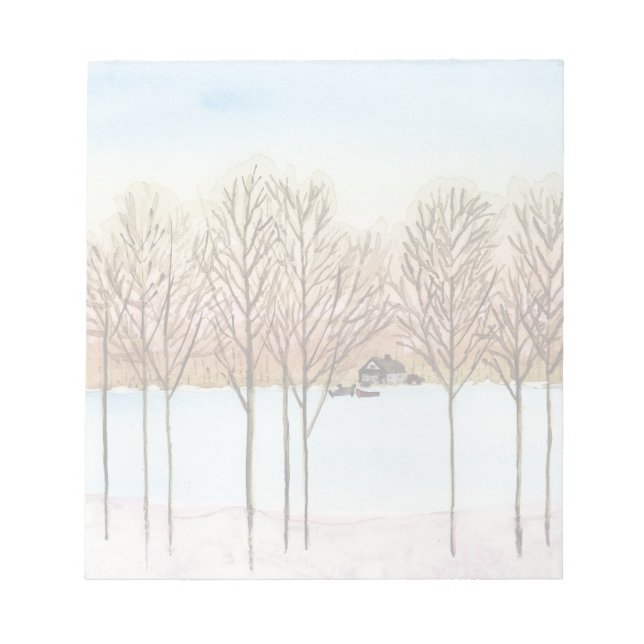 Bloc De Notas Lago invernal (Frente)