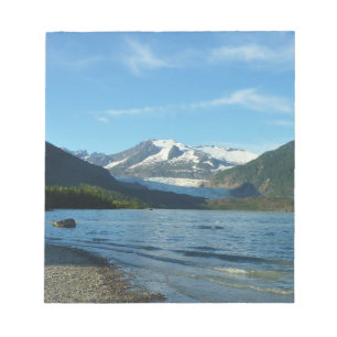 Bloc De Notas Lago Mendenhall en el paisaje Juneau Alaska