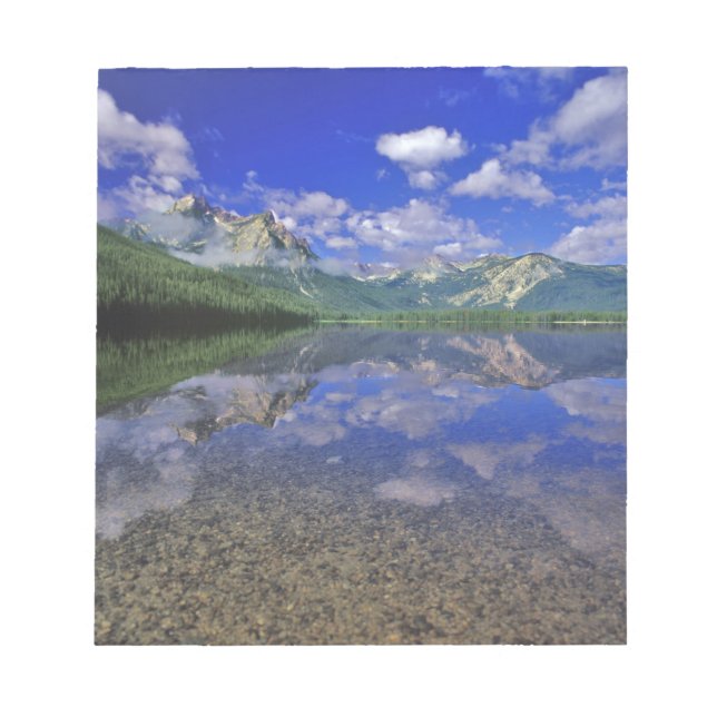 Bloc De Notas Lago Stanley en las montañas Sawtooth de Idaho (Frente)