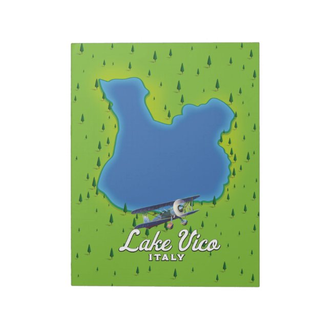 Bloc De Notas Lago Vico Italia (Lado Izquierdo)