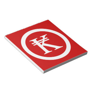 Bloc De Notas Laos Kip Lao/Rótulo de Dinero Laotiano