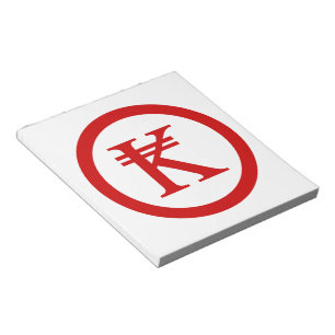 Bloc De Notas Laos Kip Lao/Rótulo de Dinero Laotiano