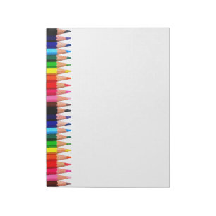 Bloc De Notas Lápices coloreados