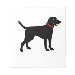 Bloc De Notas Larador Fetch, Black Lab ball