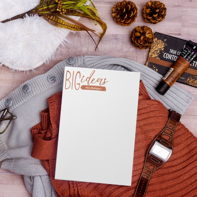 Bloc De Notas Las grandes ideas de calabaza (Subido por el creador)