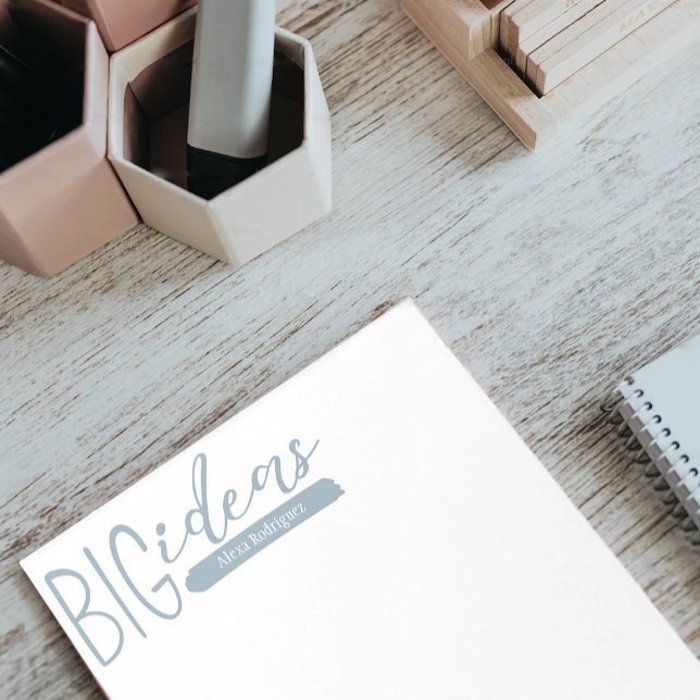 Bloc De Notas Las grandes ideas del azul costero (Subido por el creador)