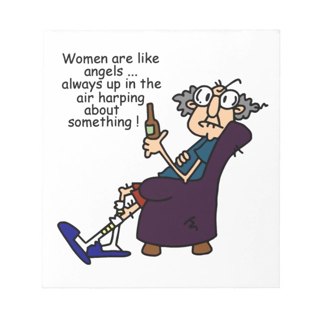 Bloc De Notas Las Mujeres Son Como Los Ángeles (Frente)