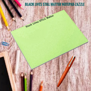 Bloc De Notas Las vidas negras TODAVÍA importan