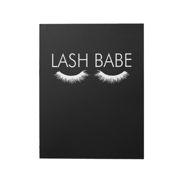Bloc De Notas Lash Babe Artista de Lash Tech Lash Lash Bab (Lado Izquierdo)