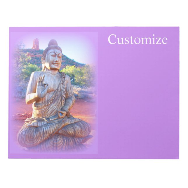 Bloc De Notas lavender aura buddha (Frente)