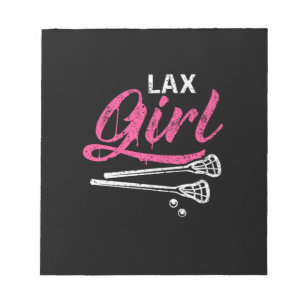 Bloc De Notas Lax Chica Lacrosse Stick Lacrosse Player