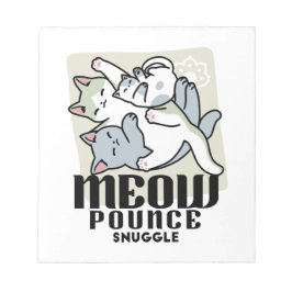 Bloc De Notas Laze Furr Days - Diseño de gatos perezosos