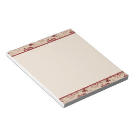Bloc De Notas Lazos de Navidad Caramelos y Hojas
