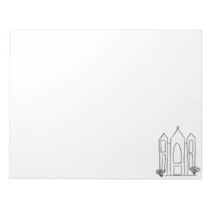 Bloc De Notas LDS Salt Lake City Temple simple mormón moderno