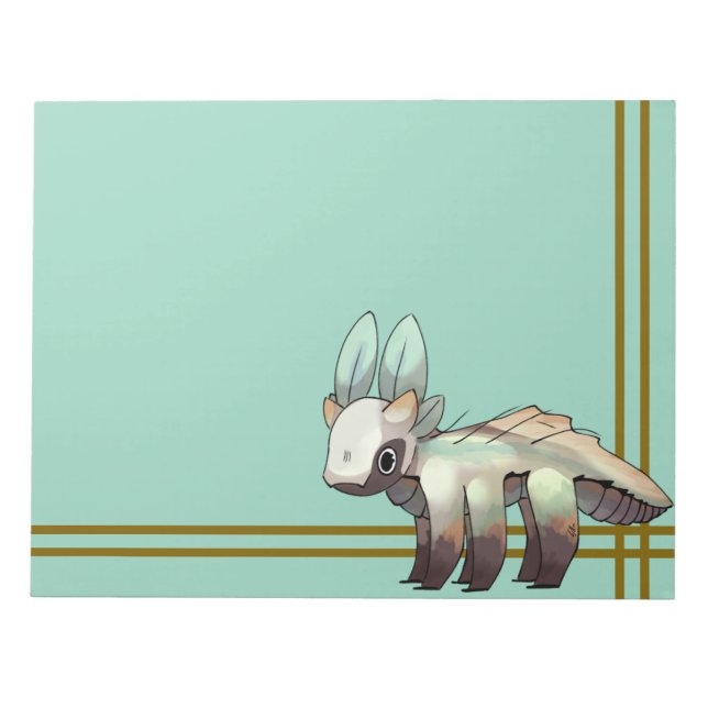 Bloc De Notas Leaf Dragon pixel art (Frente)