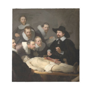 Bloc De Notas Lección de anatomía Dr. Nicolaes Tulp Rembrandt