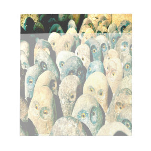 Bloc De Notas Lechuza de piedra de Guay enfrenta ojos