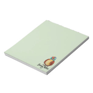 Bloc De Notas Lechuza Mágica acuarela con plumas arcoiris