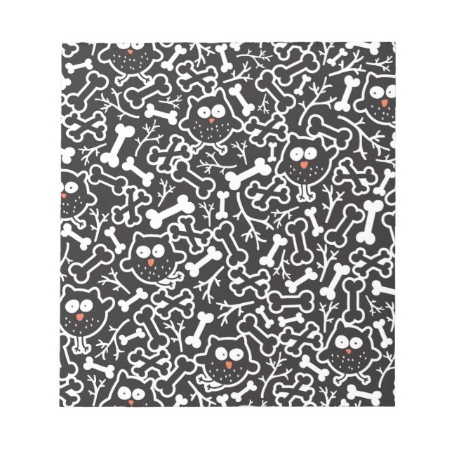 Bloc De Notas Lechuzas y huesos (Frente)