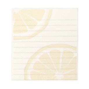 Bloc De Notas Lemon Slices Lineda Amarillo