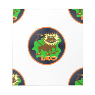 Bloc De Notas leo zodiac