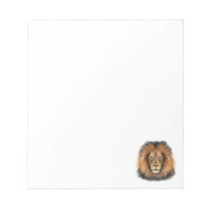 Bloc De Notas león acuarela Leo rey safari animal selva gato