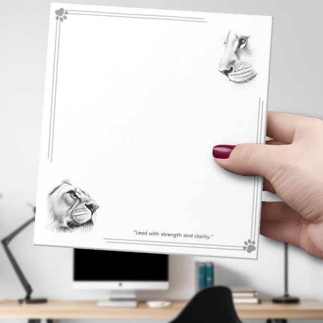 Bloc De Notas León Leona Liderar con Fuerza y Claridad (Subido por el creador)