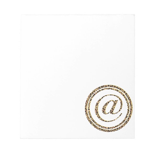 Bloc De Notas Leopard @ (Frente)