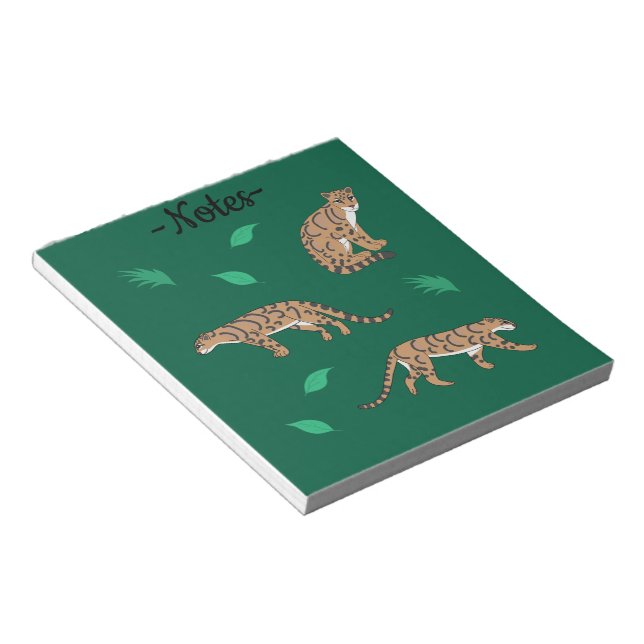 Bloc De Notas Leopardo nebuloso (Lado Derecho)