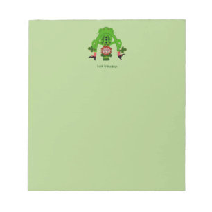Bloc De Notas Leprechaun divertido
