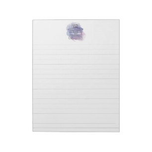 Bloc De Notas Letrero Personalizado personalizado de máquina de 