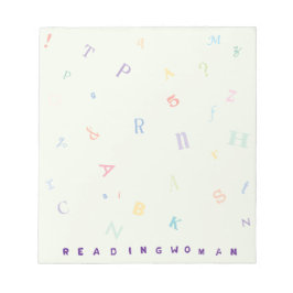 Bloc De Notas Leyendo mujer 5.5x6