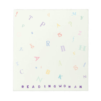 Bloc De Notas Leyendo mujer 5.5x6