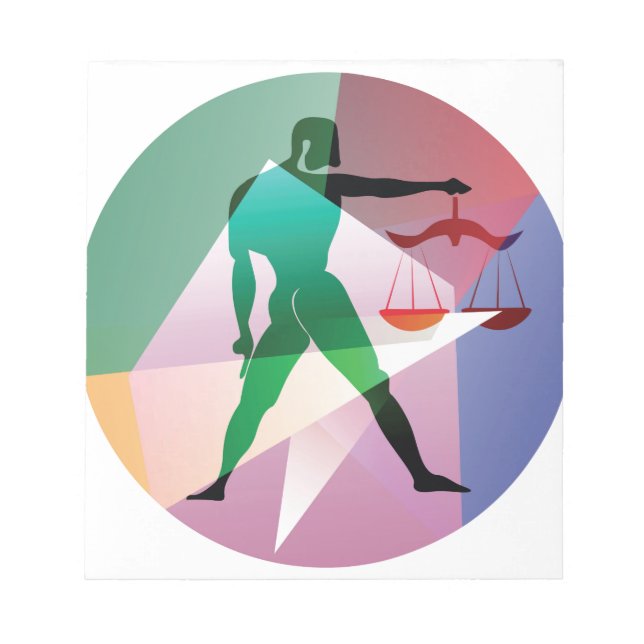 Bloc De Notas libra abstracta (Frente)