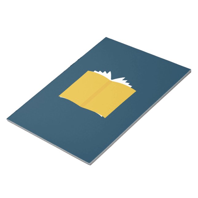 Bloc De Notas Libro Abierto Antiguo (Lado Derecho)