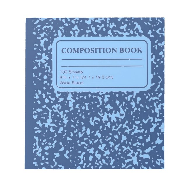 Bloc De Notas Libro de composición (Frente)