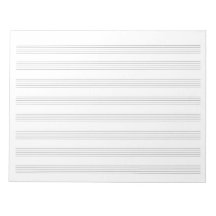 Libro de manuscritos musicales para estudiantes y 