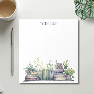 Bloc De Notas Libros de Acuarela y Lista de Tareas de Plantas
