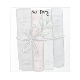 Bloc De Notas Libros de profesores personalizados enlazados con 