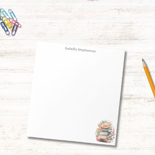Bloc De Notas Libros florales de acuarela Libros personalizados 