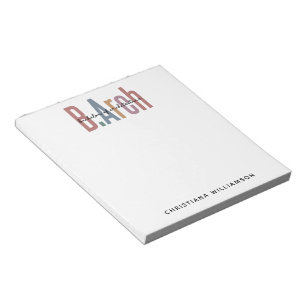 Bloc De Notas Licenciado en Arquitectura por el personalizado BA