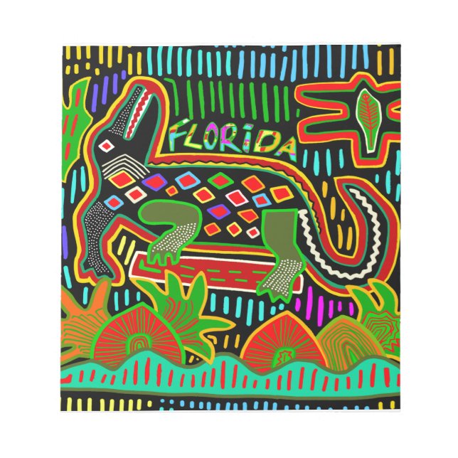 Bloc De Notas Ligador de Florida - Critters Hurriqueños (Frente)