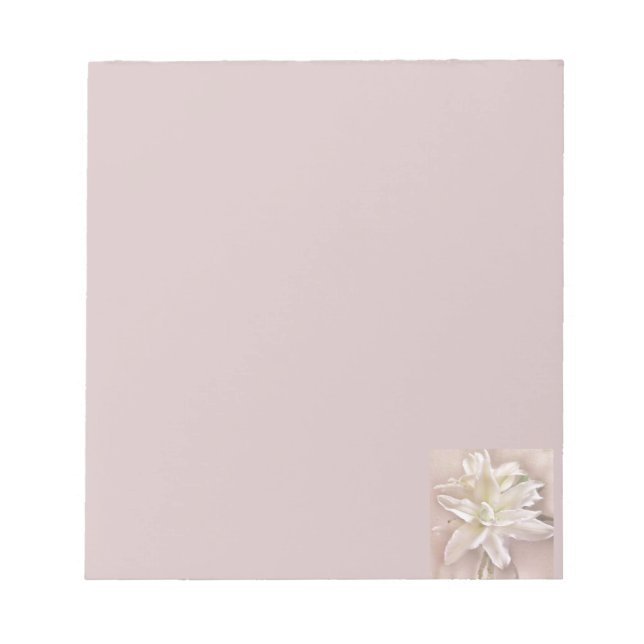 Bloc De Notas Lily Blossoms Rubor Notepad (Frente)