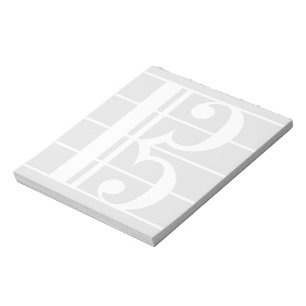 Bloc De Notas Limpieza de Alto Blanco