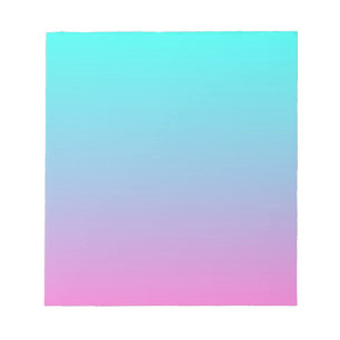Bloc De Notas linda niñita oscura sirena rosa turquesa agua azul