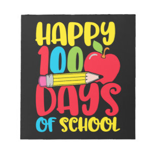 Bloc De Notas Lindo Feliz 100 Días De Escuela Maestros Y Niños 1