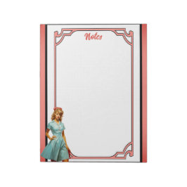 Bloc De Notas Lindo Pinup de Enfermera Nostálgica_ Las Enfermera