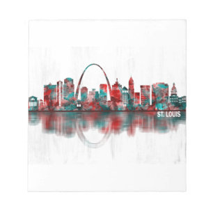 Bloc De Notas Línea aérea de St. Louis Missouri