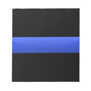 Bloc De Notas Línea Azul delgada
